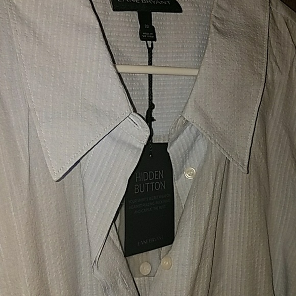 Lane Bryant Light Blue sleeveless top NWT - Picture 3 of 3