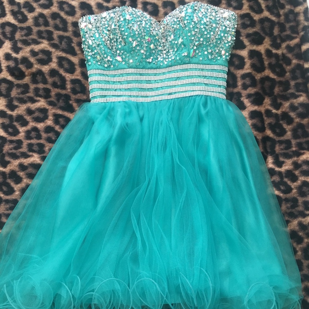 Short Strapless Dress