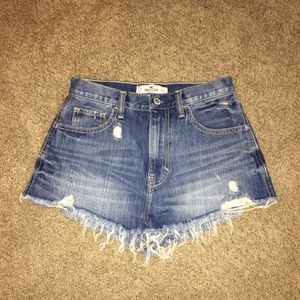 Girls High Waisted Hollister Shorts - size 00