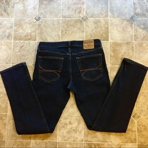 Men's Hollister dark skinny jeans