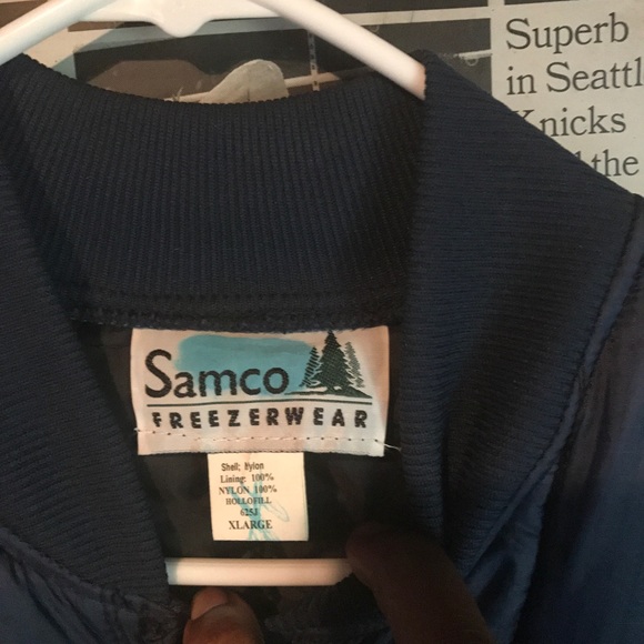 Men's Samco Freezer Wear Bomber Jacket - Picture 2 of 5