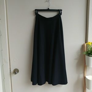 H&M A-line highwaist midi skirt
