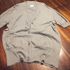 OVER SIZED MID SLEEVE CARDI