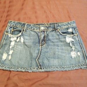 Rue 21 Denim mini skirt