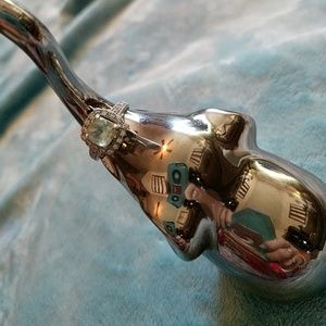 White topaz marcasite ring