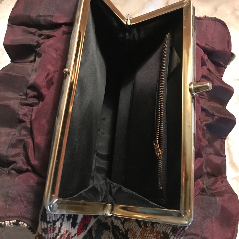 Vintage clutch handbag - Picture 3 of 3