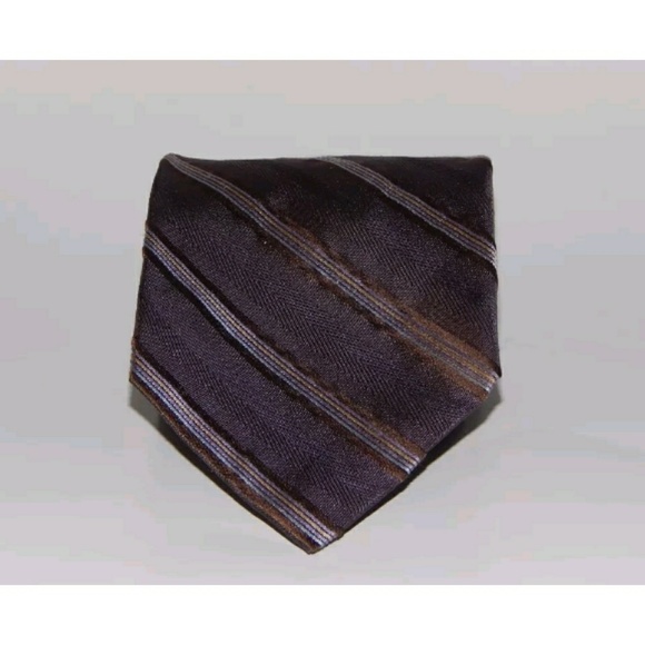Calvin Klein Men's Executive Tie 100% Silk - Picture 4 of 5