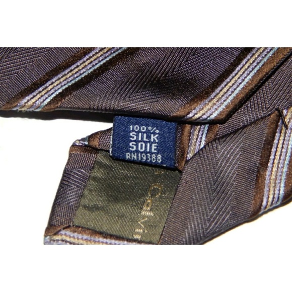 Calvin Klein Men's Executive Tie 100% Silk - Picture 5 of 5