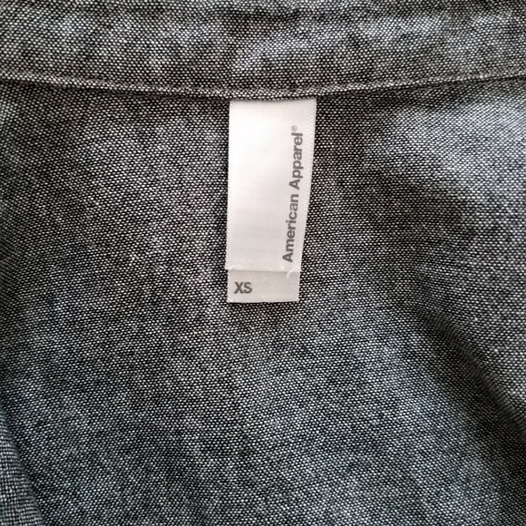 ❌Sold❌ American Apparel Chambray Shirt Dress - Picture 4 of 7