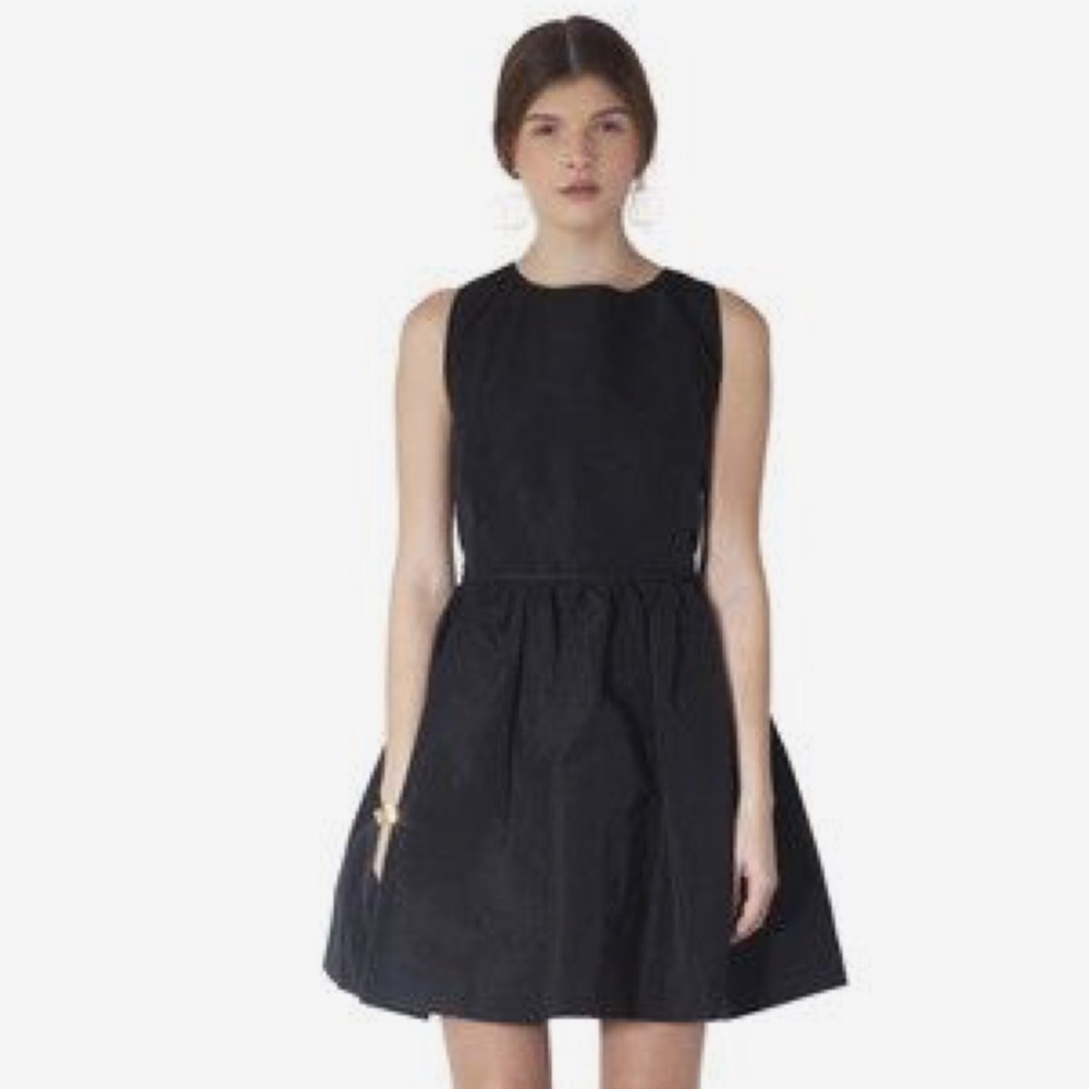 Red Valentino black Faille Dress