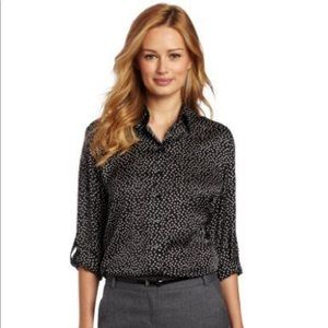 Chaus black button down