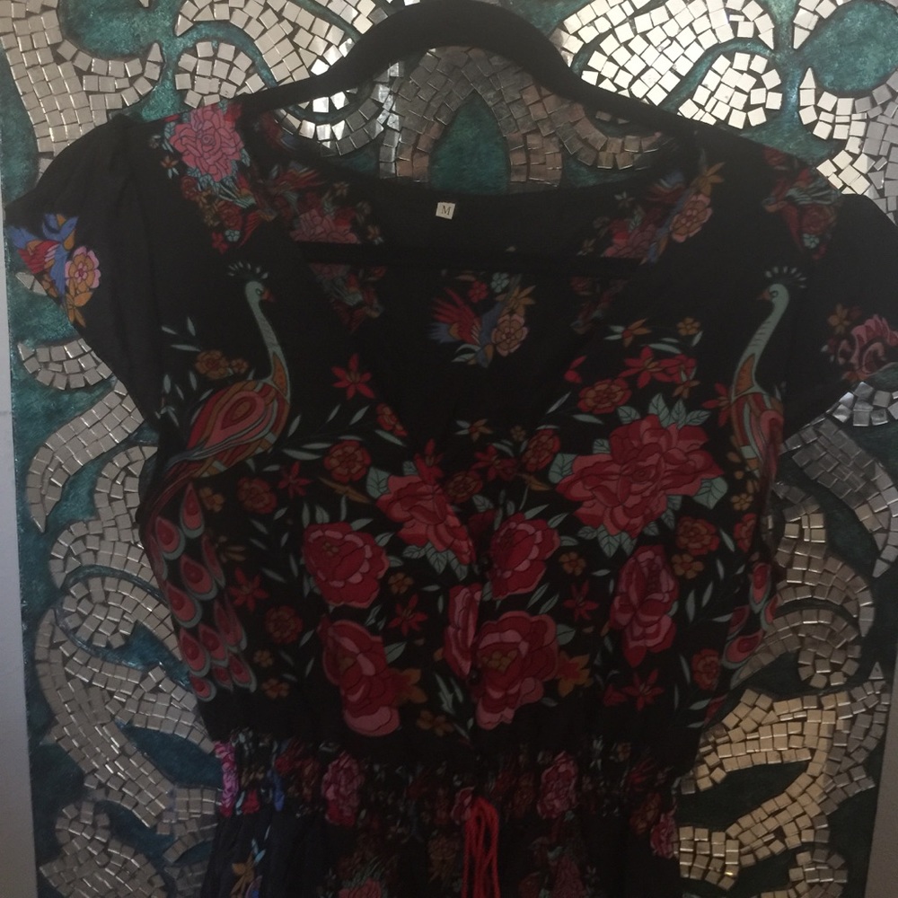  Bohemian Gypsy Dress Size S Last 1️⃣ - Picture 7 of 8