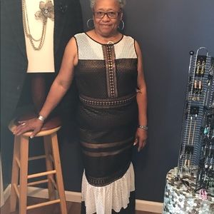 New York & Co Eva Mendez Collection fitted dress