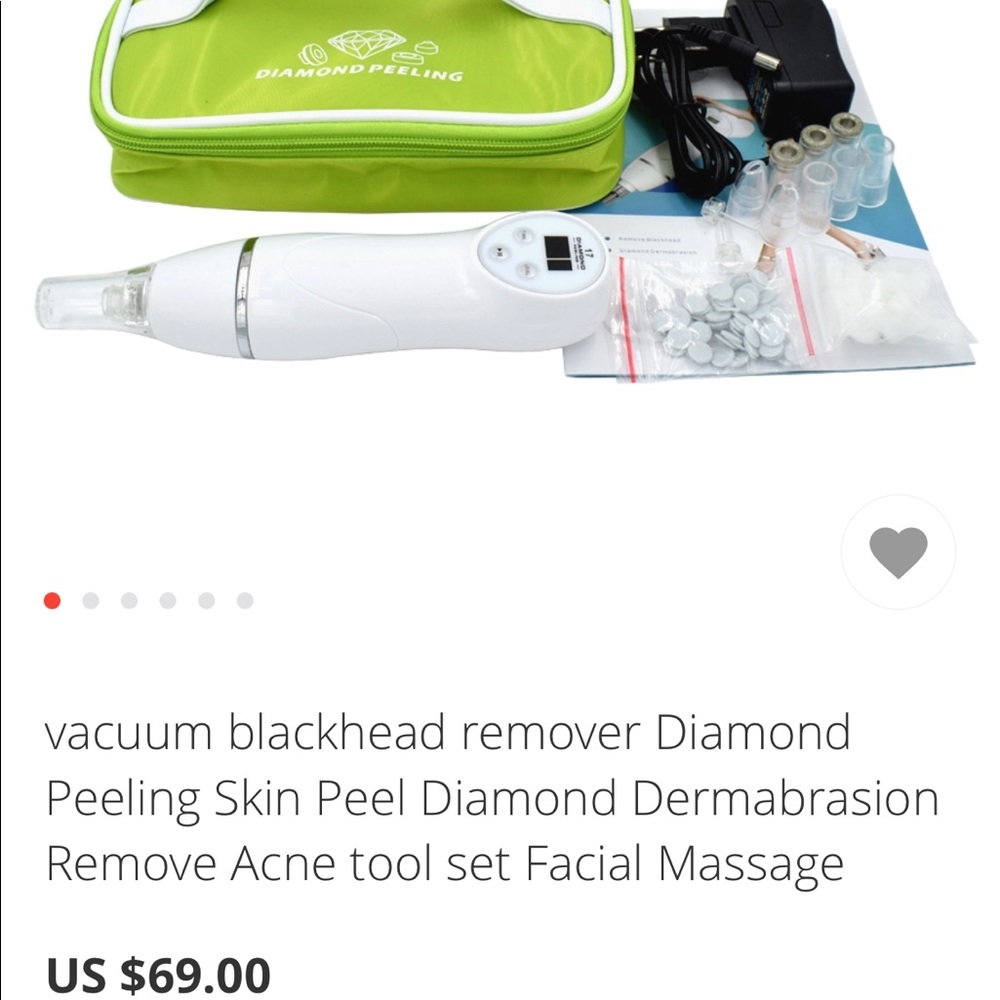 Vacuum blackhead remover
