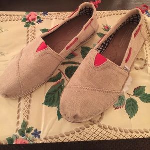 Tom's canvas shoes. Never worn