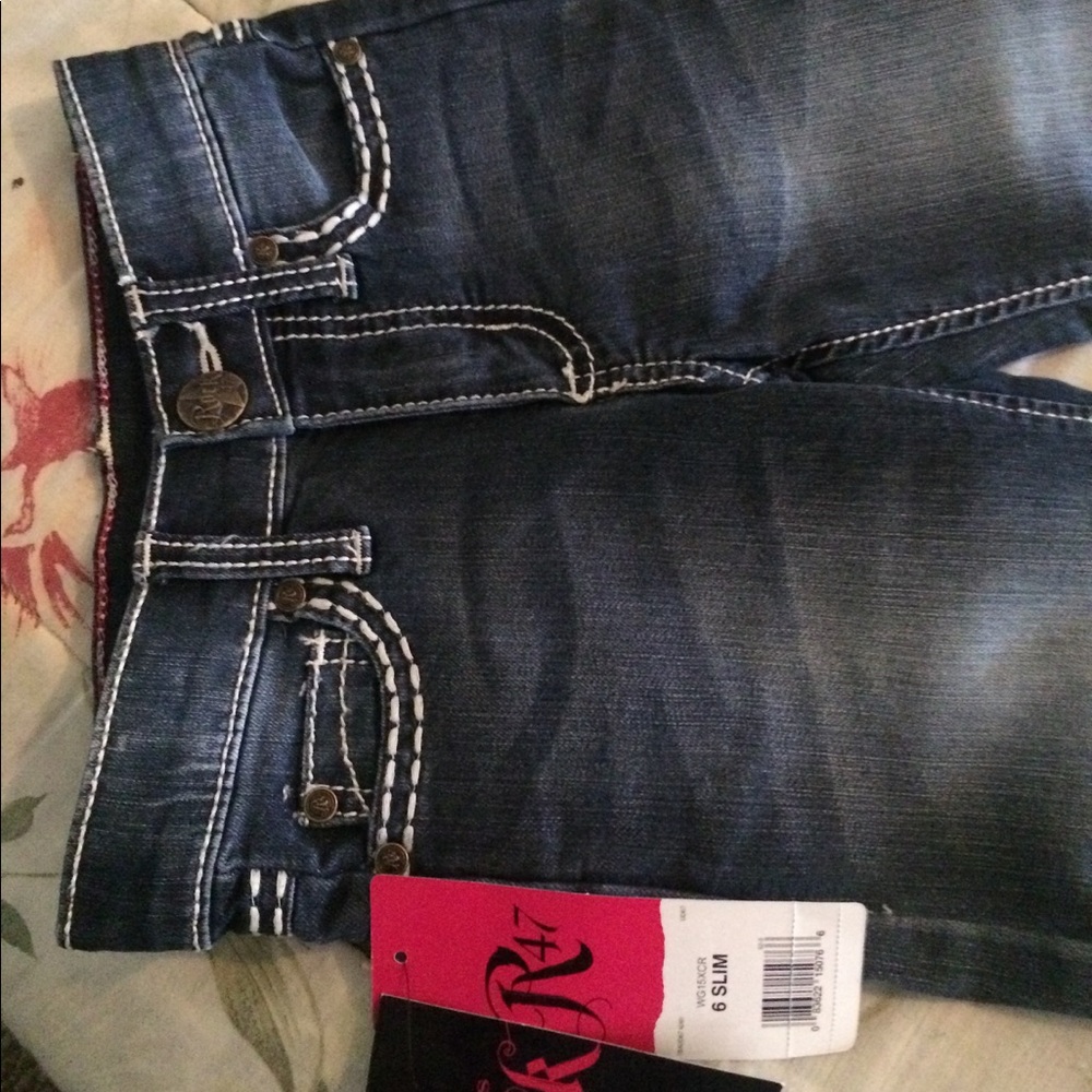 Girls Rock 47 Jeans size 6 Slim NWT