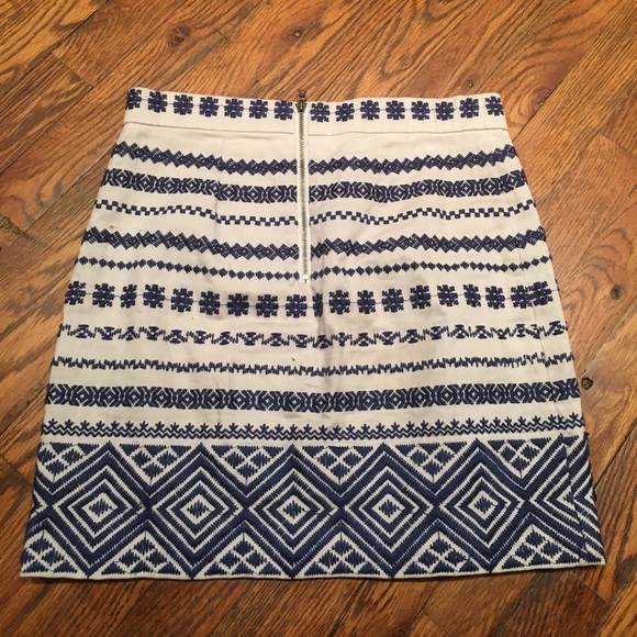 Sam Edelman embroidered beaded mini skirt - Picture 4 of 4