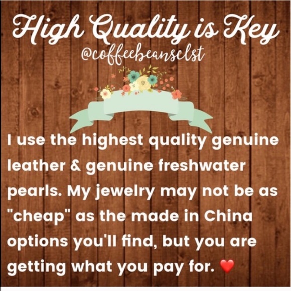 NEW Pearl Sea Glass Leather ID Key Lanyard - Picture 8 of 10