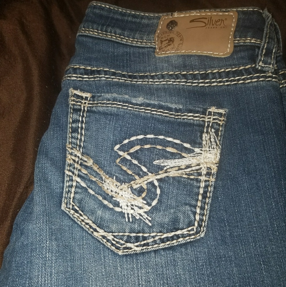 Silver's jeans