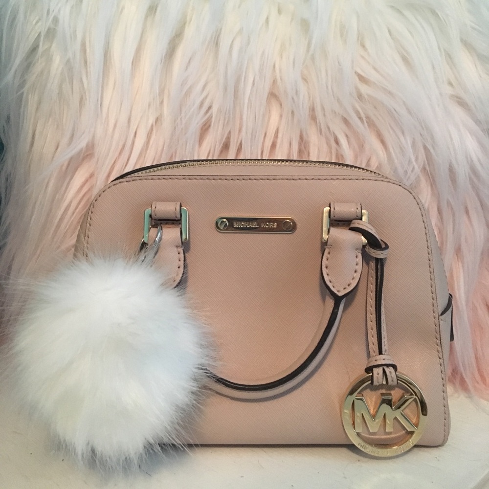 Cute super fluffy handbag accessory