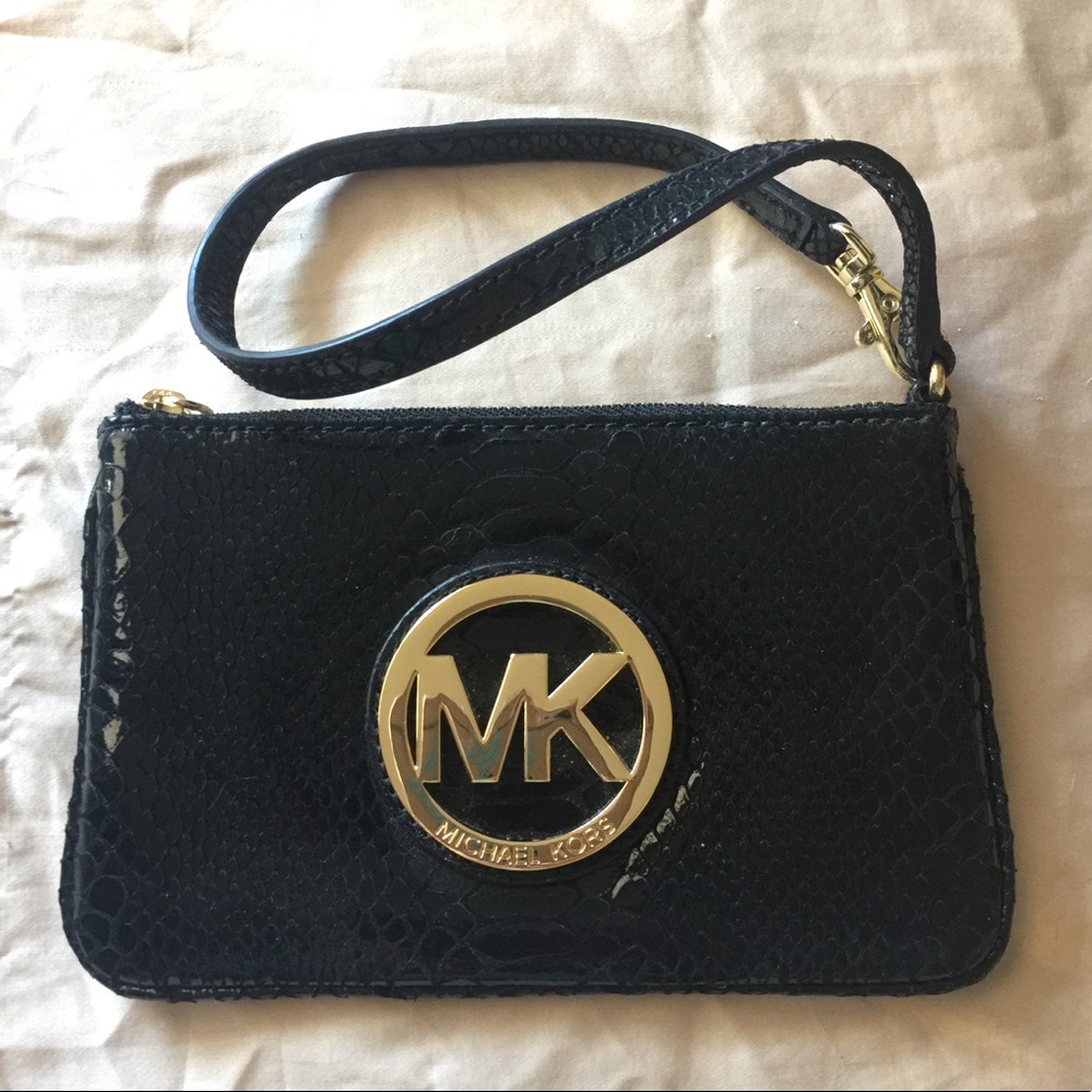 Black authentic Michael Kors wristlet