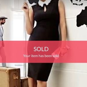 Eva Mendez collection Sleeveless black sheath