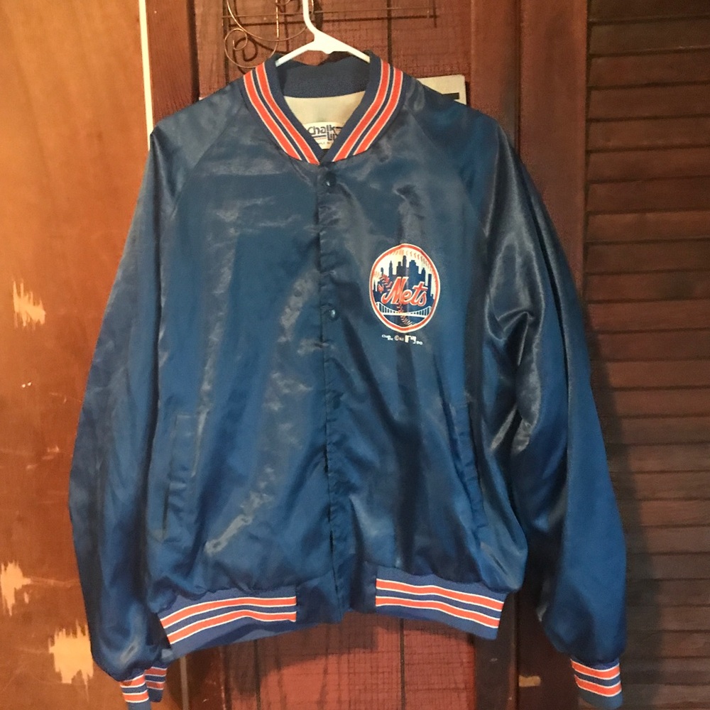 Chalk Line Satin New York Mets Jacket