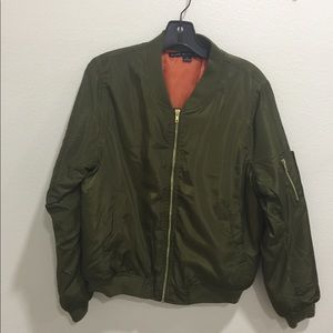 Olive Bomber Jacket