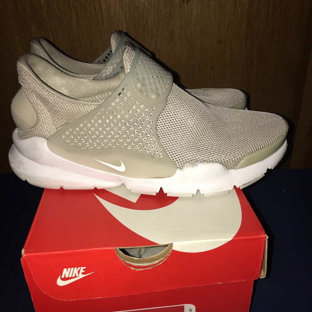 Khaki color nike sock dart sneaker