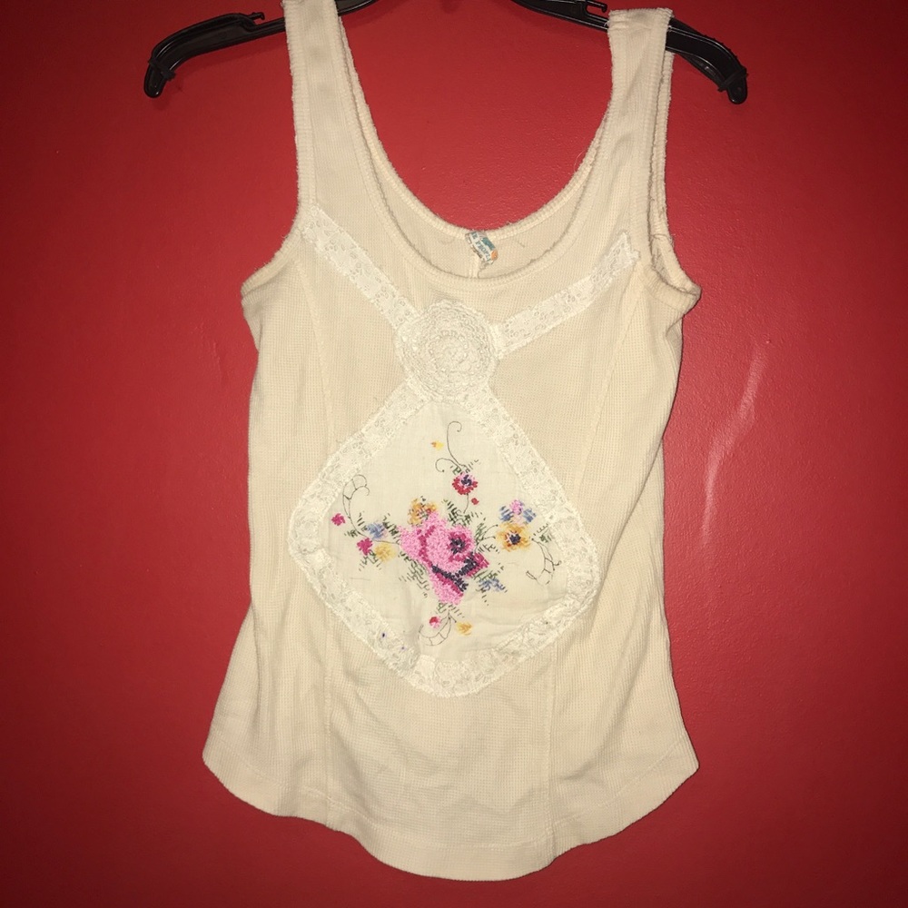 Free People Embroidered Cami