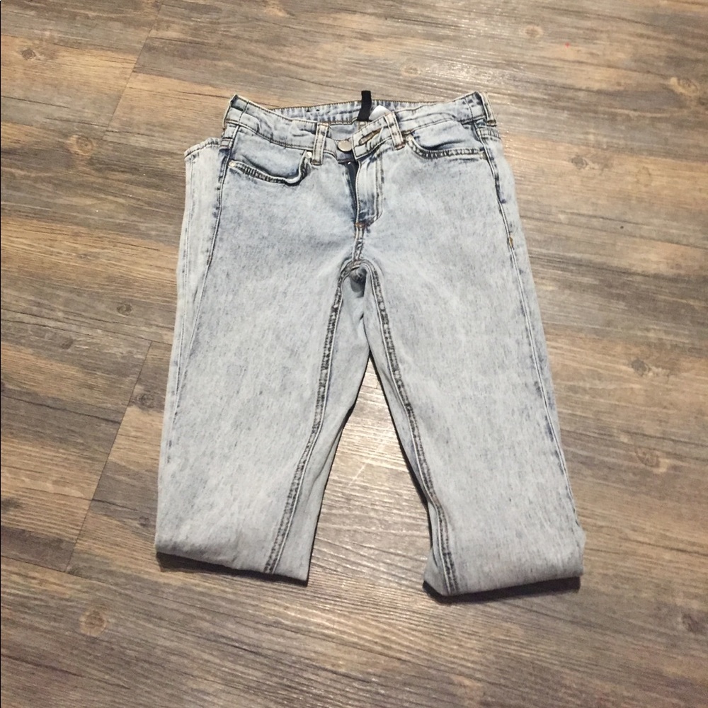 Acid Washed Skinny Jeans