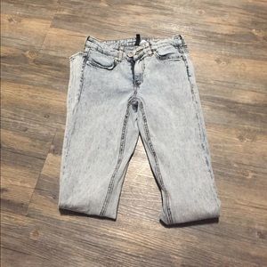 Acid Washed Skinny Jeans