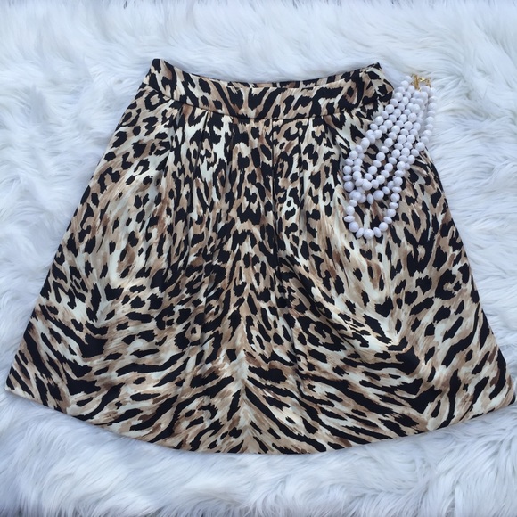 White House Black Market Dresses & Skirts - White House Black Market Cheetah Skirt