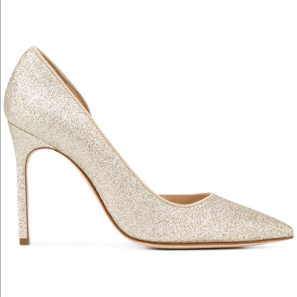 Manolo Blahnik Collina Pump in Glitter 6.5 - Picture 2 of 5