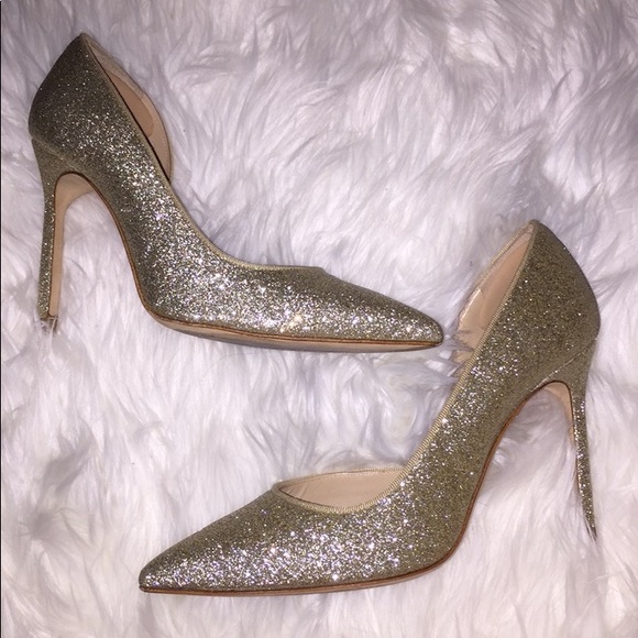 Manolo Blahnik Collina Pump in Glitter 6.5 - Picture 4 of 5