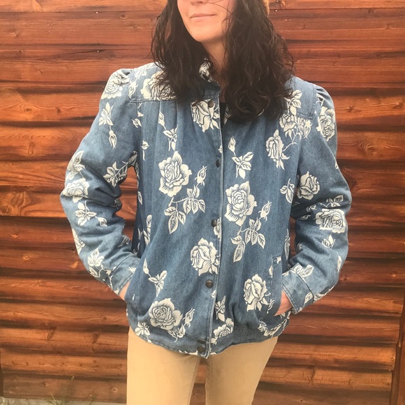 Vintage one of a kind Denim Jacket - Picture 1 of 7