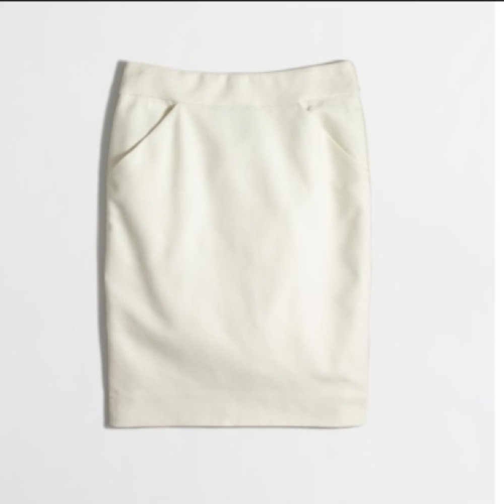 JCrew Pencil Skirt in Double Serge Cotton
