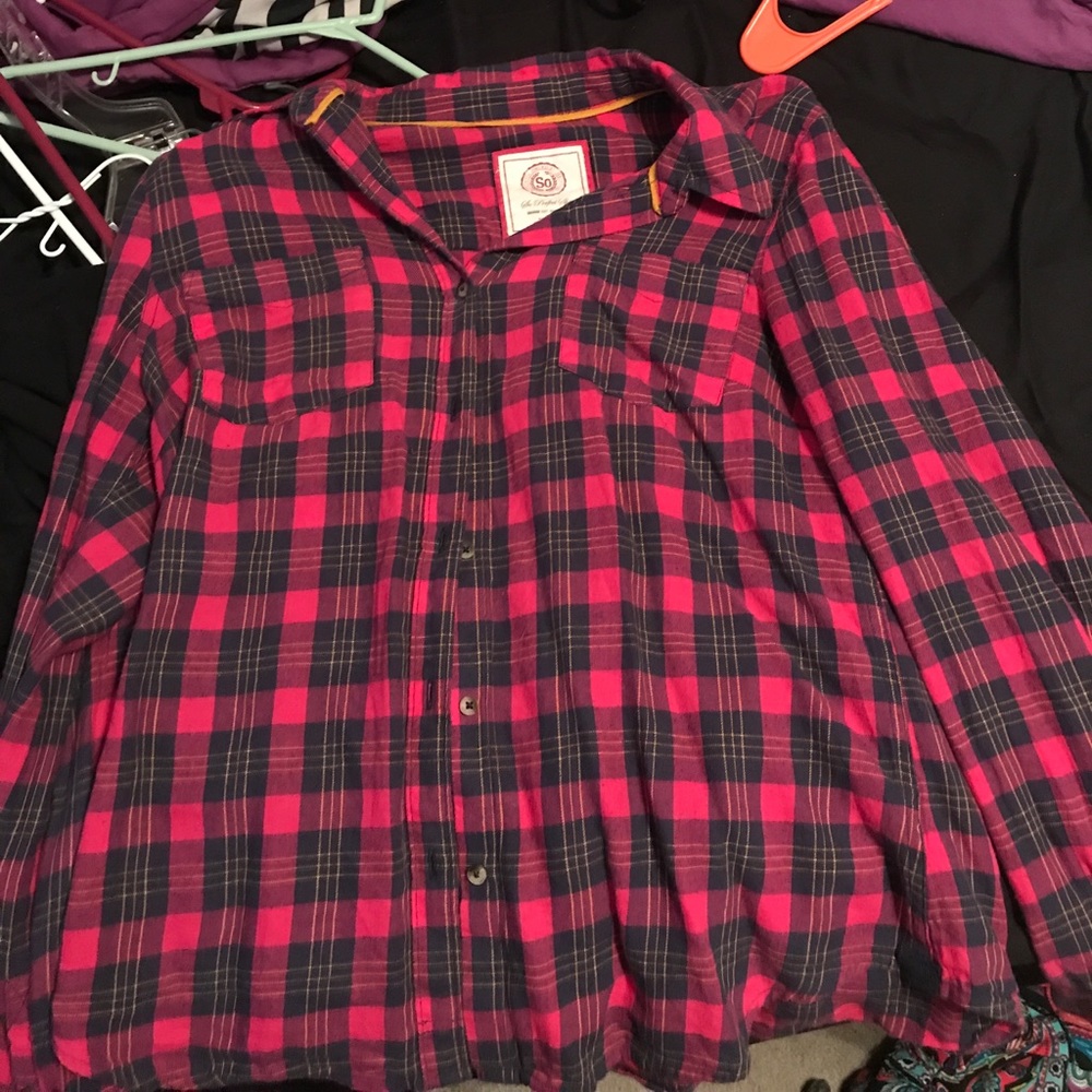 plaid shirt