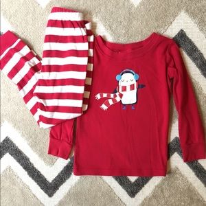 Final! Unisex Gymboree Winter Pajamas Size 3
