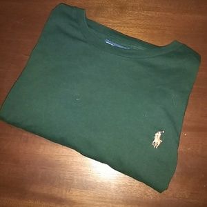 Men's long sleeve polo t shirt