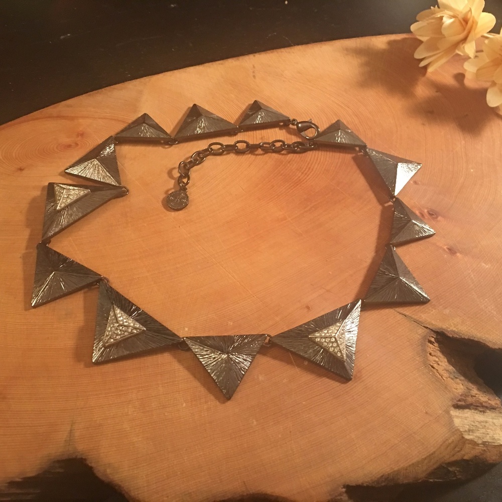 BOHO triangle metal necklace