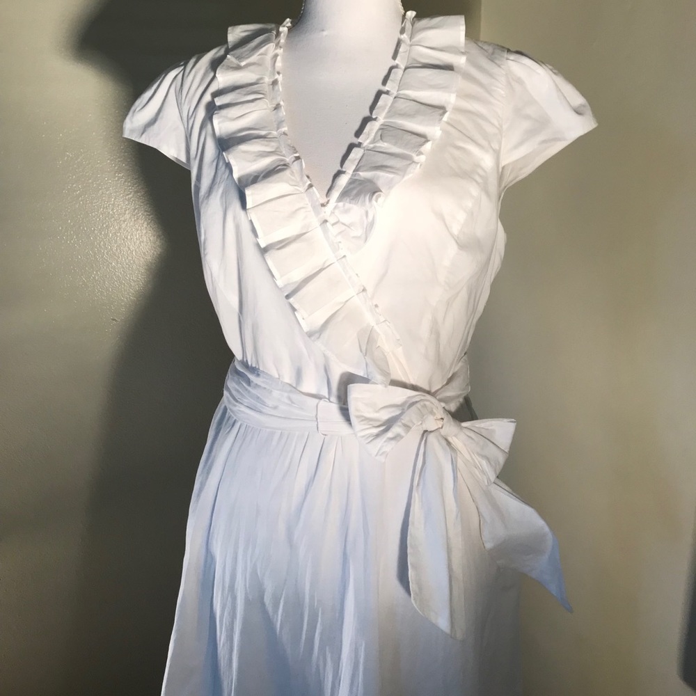 White Linen Dress