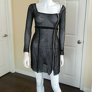 Sheer, mesh dress/cover-up