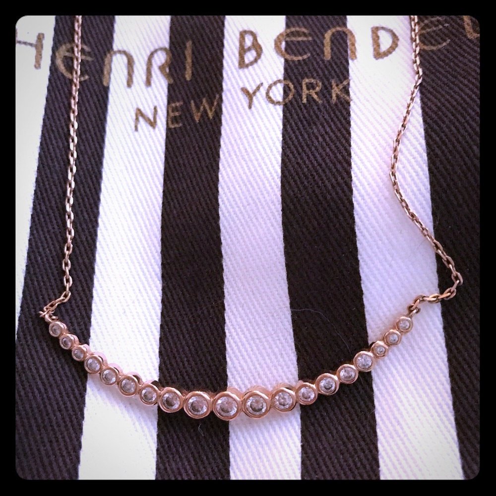 Rose Gold Henri Bendel Necklace