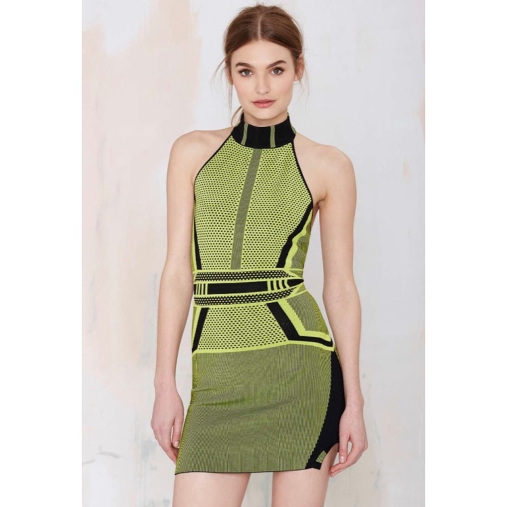 Neon Nasty Gal Dress (small)