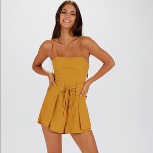 Peppermayo Beanni Playsuit - mustard