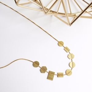 Madewell Holding Pattern Shapes Necklace