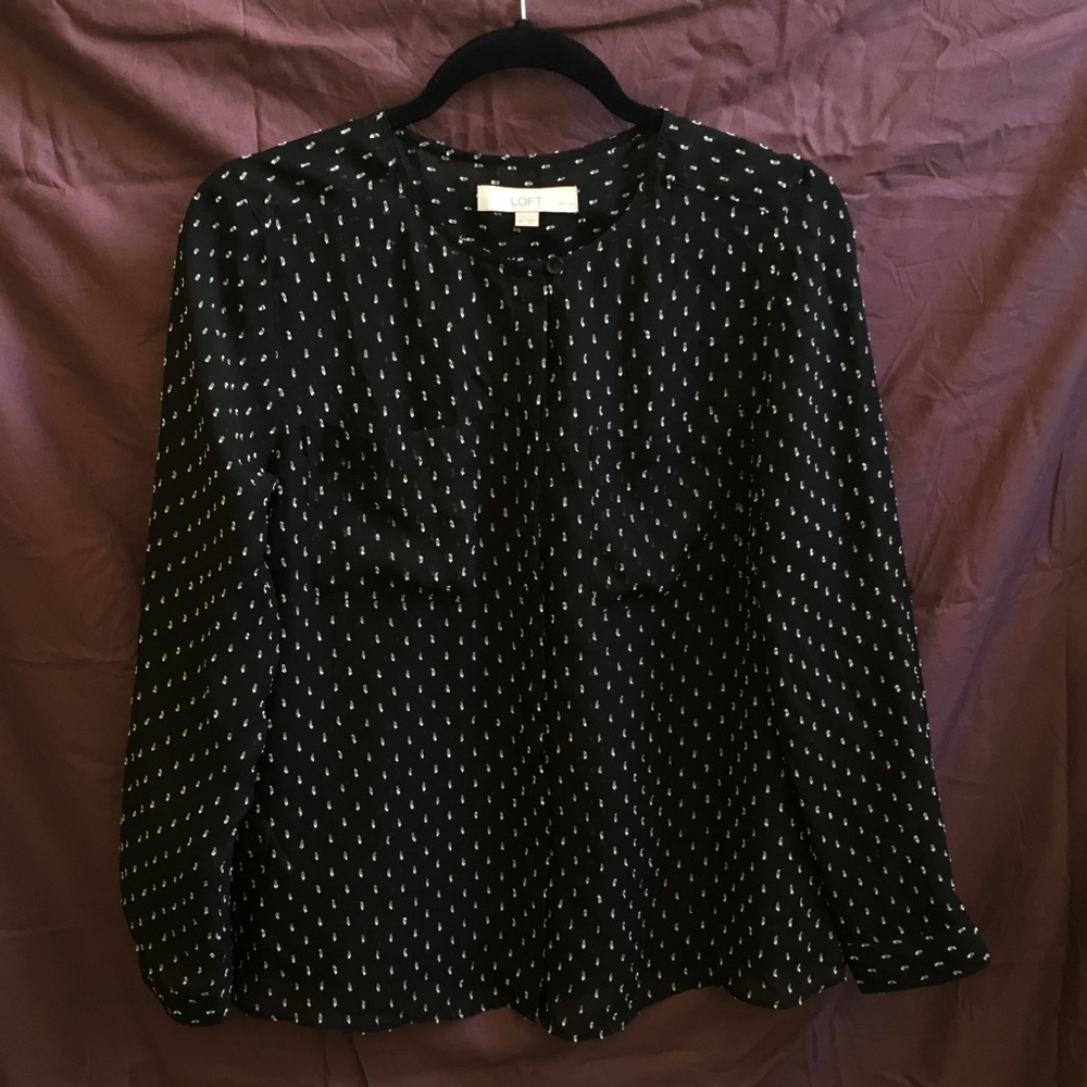 Button Down Polka Dot Shirt