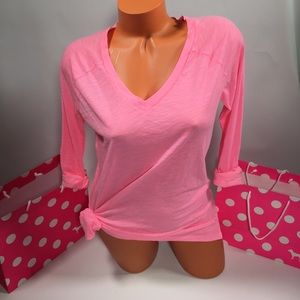 NWT Victoria's Secret pink long sleeve tee