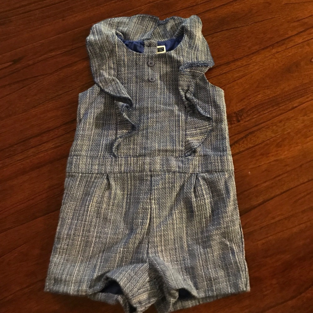 Janie and Jack linen romper 18-24M